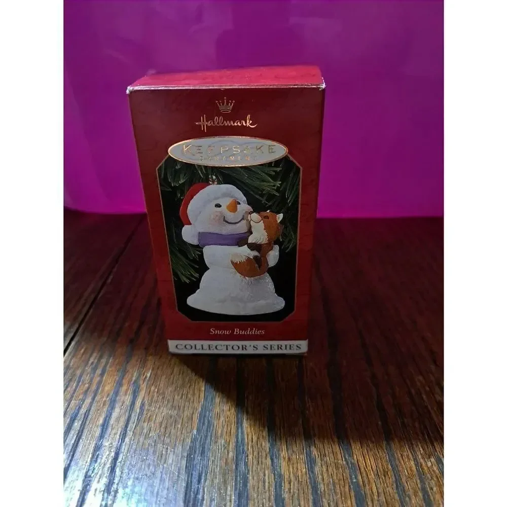 Vintage 1999 Hallmark Keepsake Snow Buddies #2 Christmas Holiday Tree Ornament